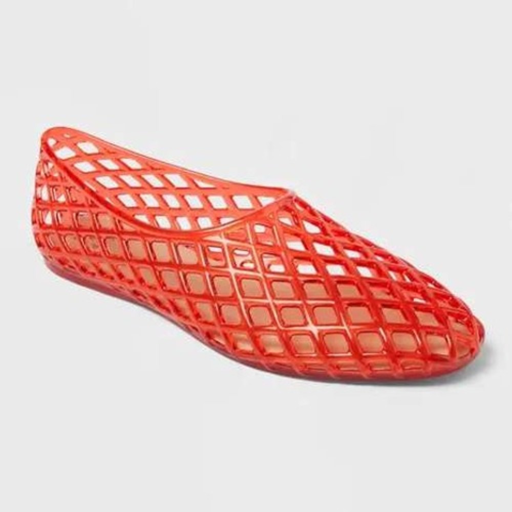 Women's Flats by A New Day Yuri Jelly Red Size 10 New in box